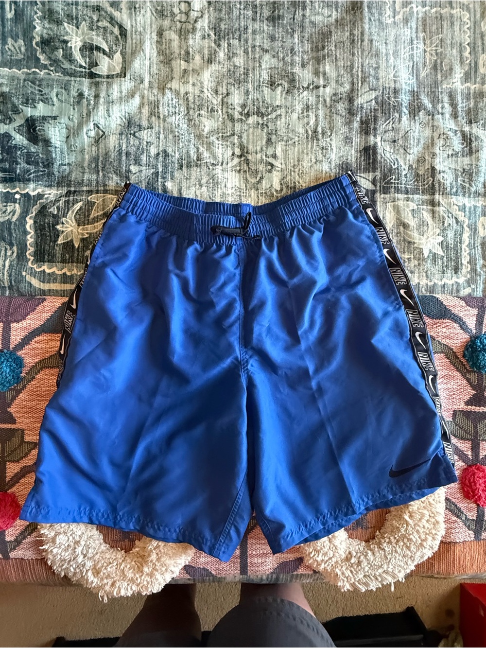 Nike Royal Blue Mesh Swim/Athletic Shorts